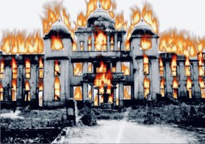 Verbrennung der Jaffna Bibiliothek